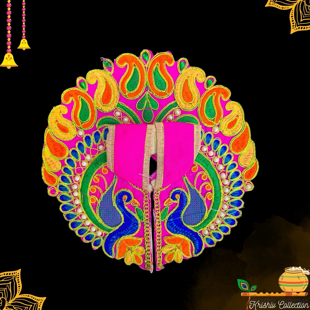 Peacock Embroidered Laddu Gopal Ji Poshak – Peacock Heritage Collection